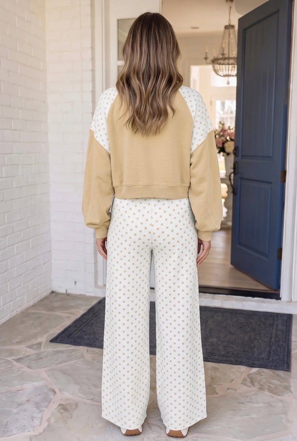 Sweetheart Polka Dot Lounge Set