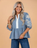 The Bluebell Bloom Blouse
